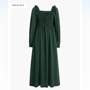 HILL HOUSE - The Scarlett Long Sleeve Nap Dress Size Small